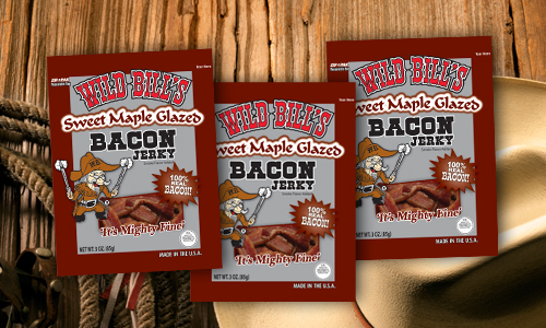 100% Bacon, Cured and Maple Sugar Glazed!  Wild Bill promises you've never tasted anything like it.  It's rich and smoky and sweet and salty.  Why, there's nothin' else like it and it's nothin' short of delicious.IT'S 'MIGHTY FINE', IF I DO SAY SO MYSELF.